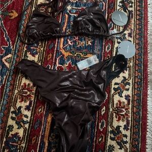 Lulu's metallic Chocolate Bikini